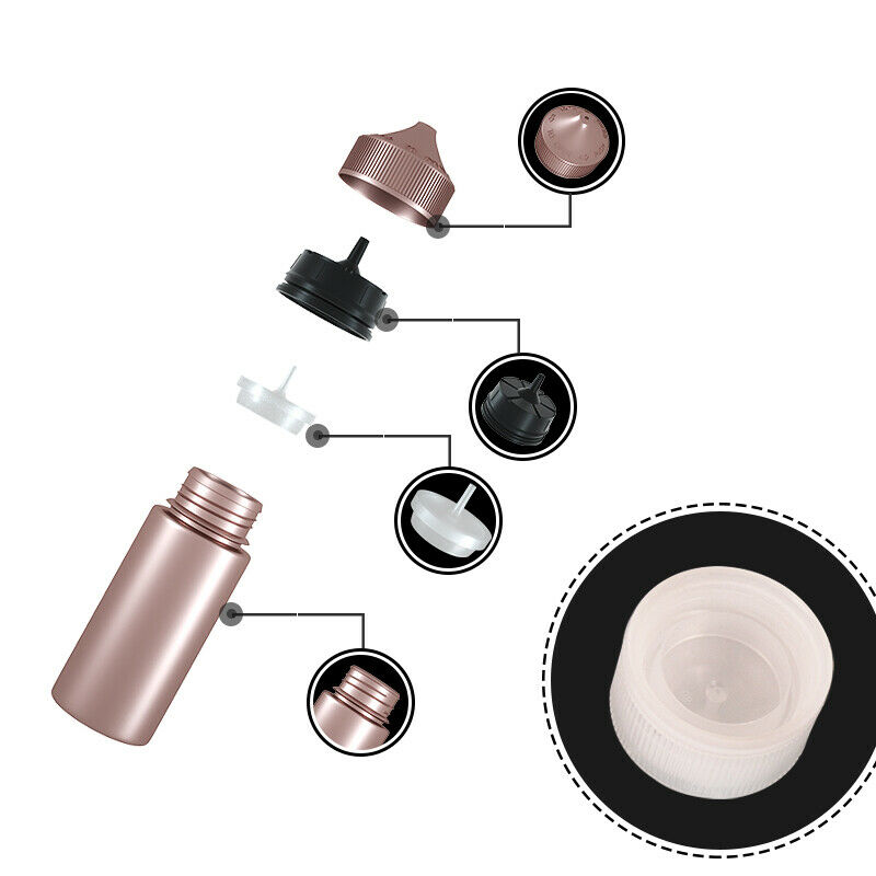 5pcs 30ml/60ml/100ml/120ml Pla - Juice Bottle Dropper 评论和价格