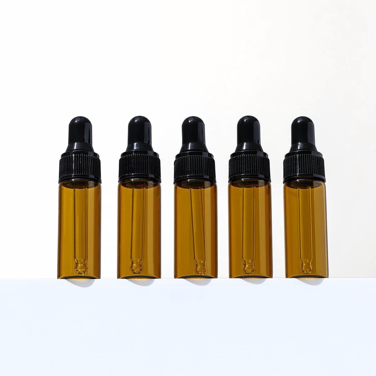 10pcs Dark Amber Glass Dropper - Juice Bottle Dropper 评论和价格