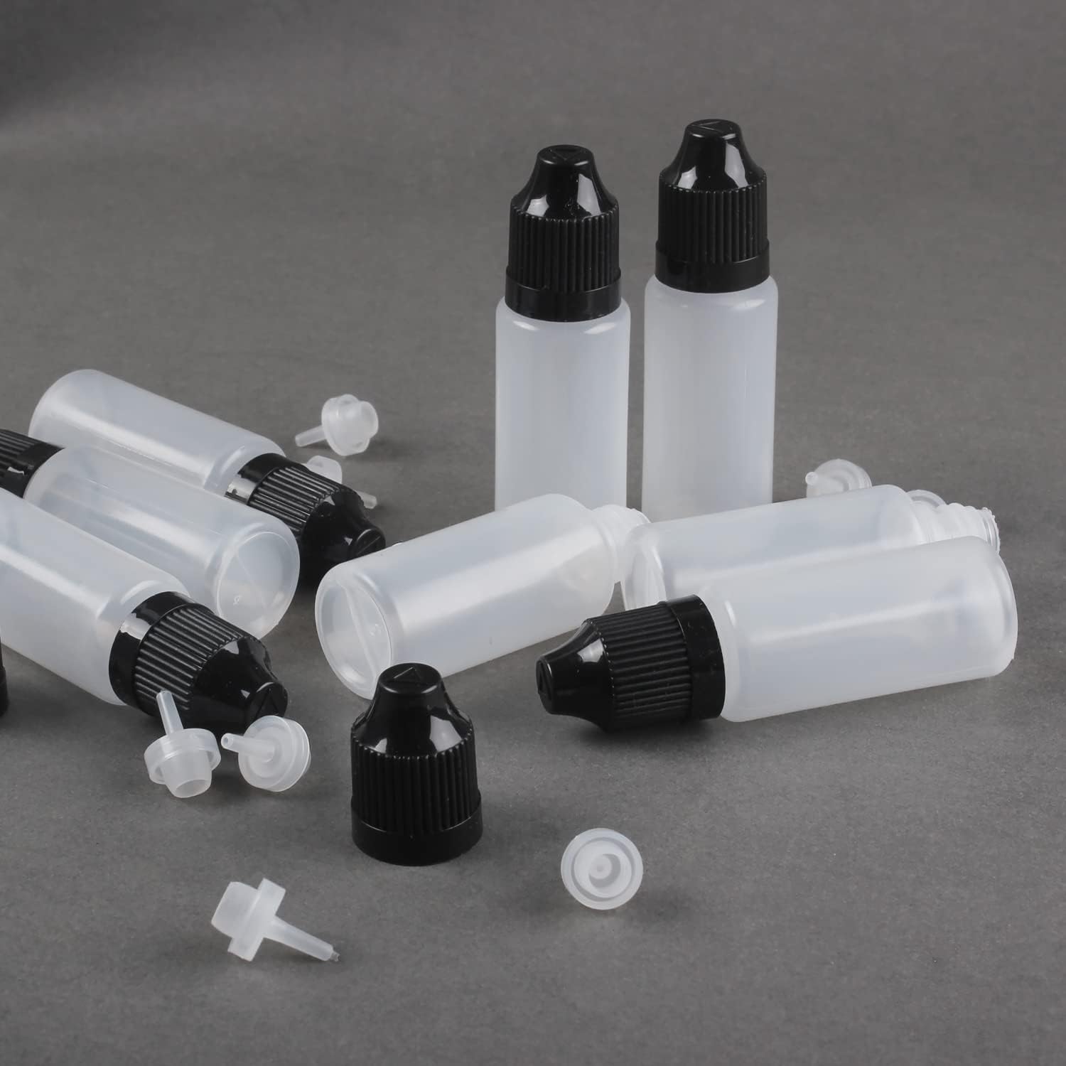 10Pcs  LDPE 15ml Thin Tip Drop - Juice Bottle Dropper 评论和价格