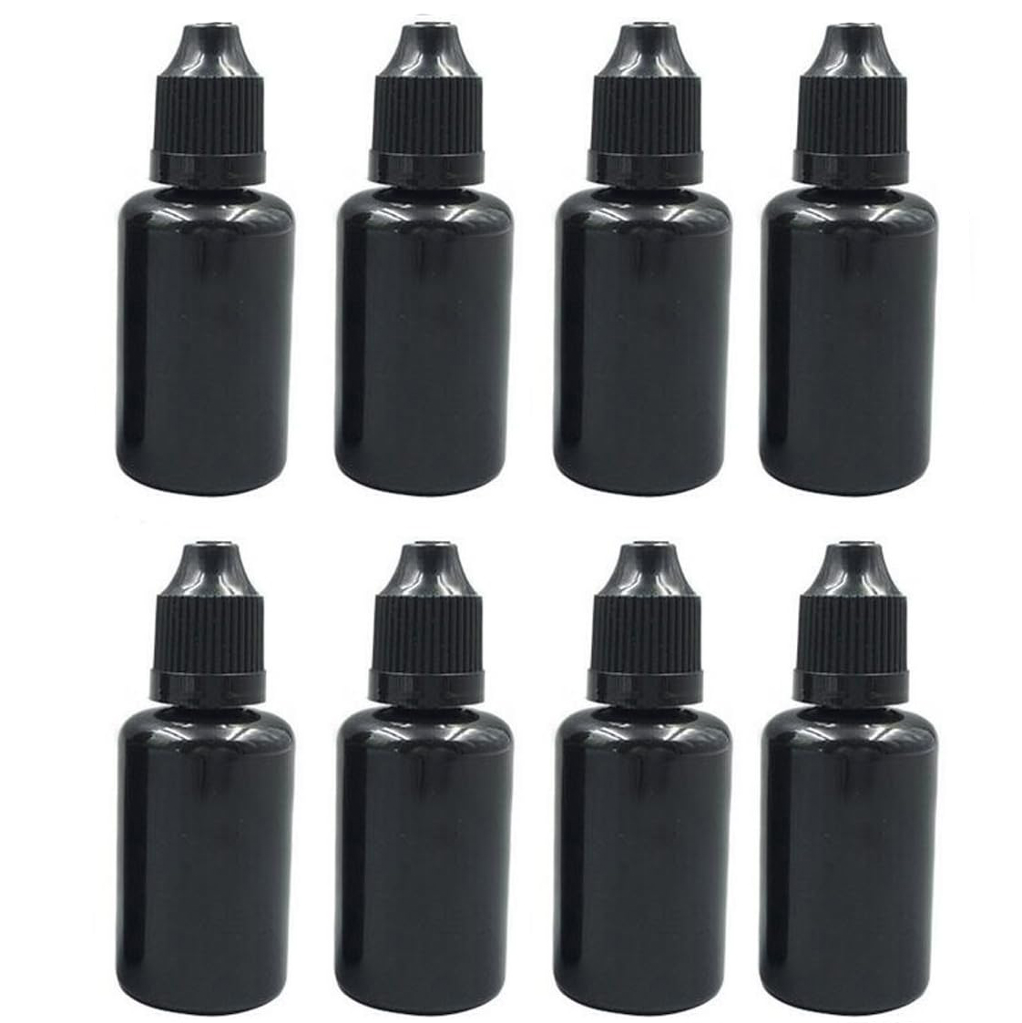 5pcs 5-20ml Black Plastic Bott - Juice Bottle Dropper 评论和价格