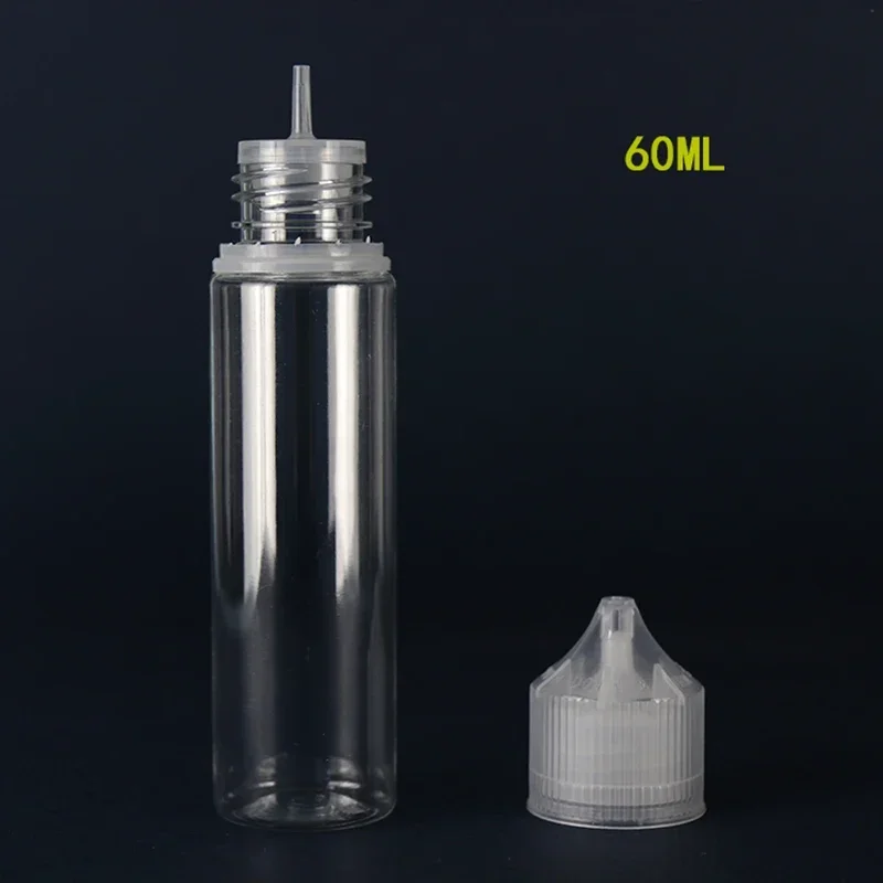 5PCS 30ml-120ml PET Clear Drop - Juice Bottle Dropper 评论和价格
