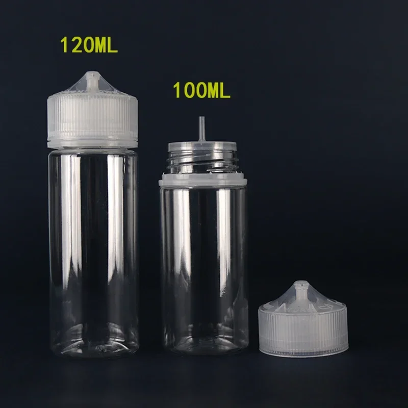 5PCS 30ml-120ml PET Clear Drop - Juice Bottle Dropper 评论和价格